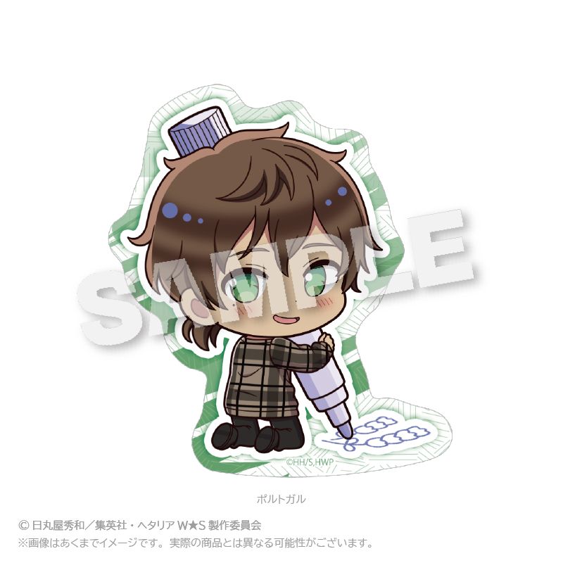 新品/公式】ヘタリア World☆Stars_ミニキャラステッカー おえかきっ