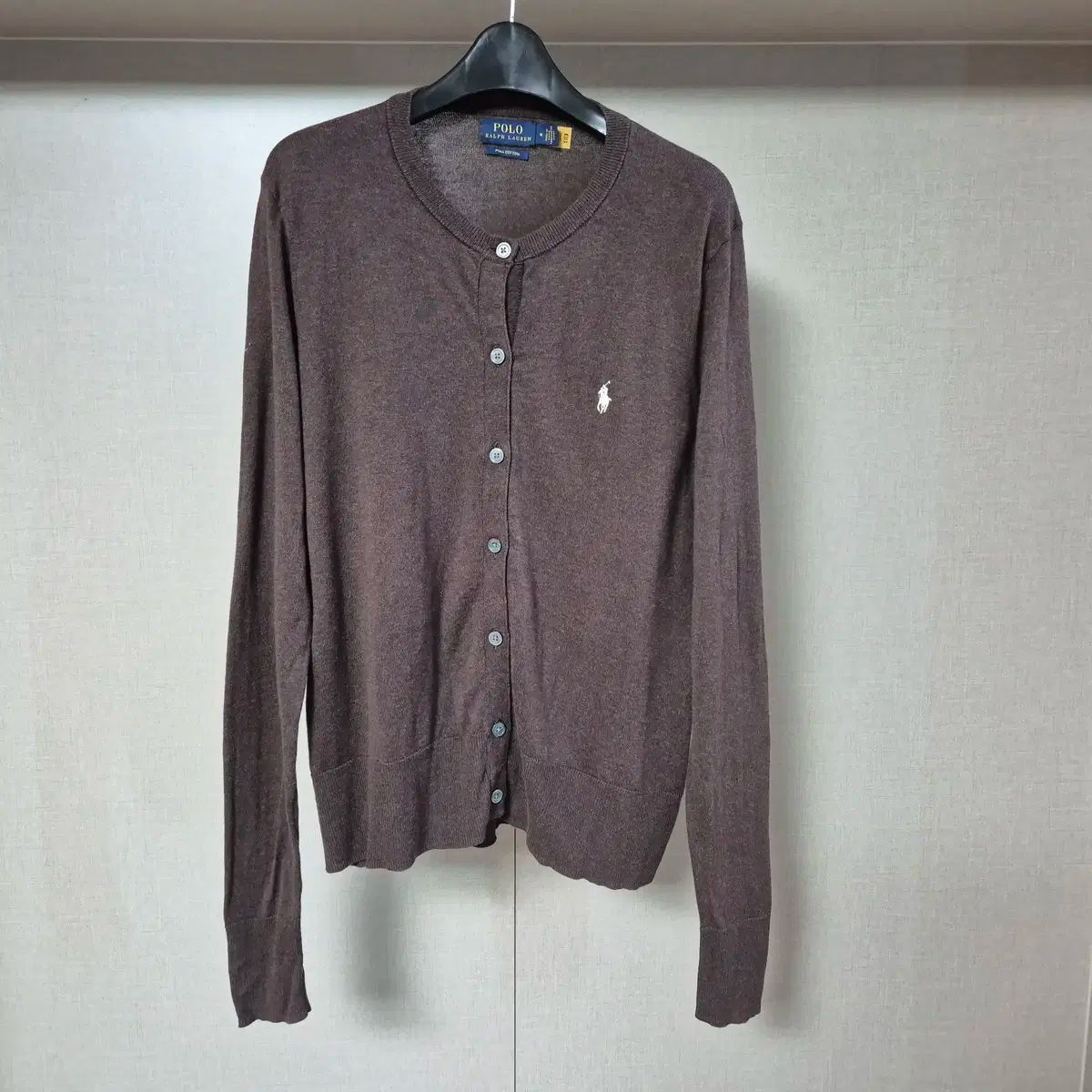 M ポロラルフローレン レディース ピマコットン ラウンド カーディガン