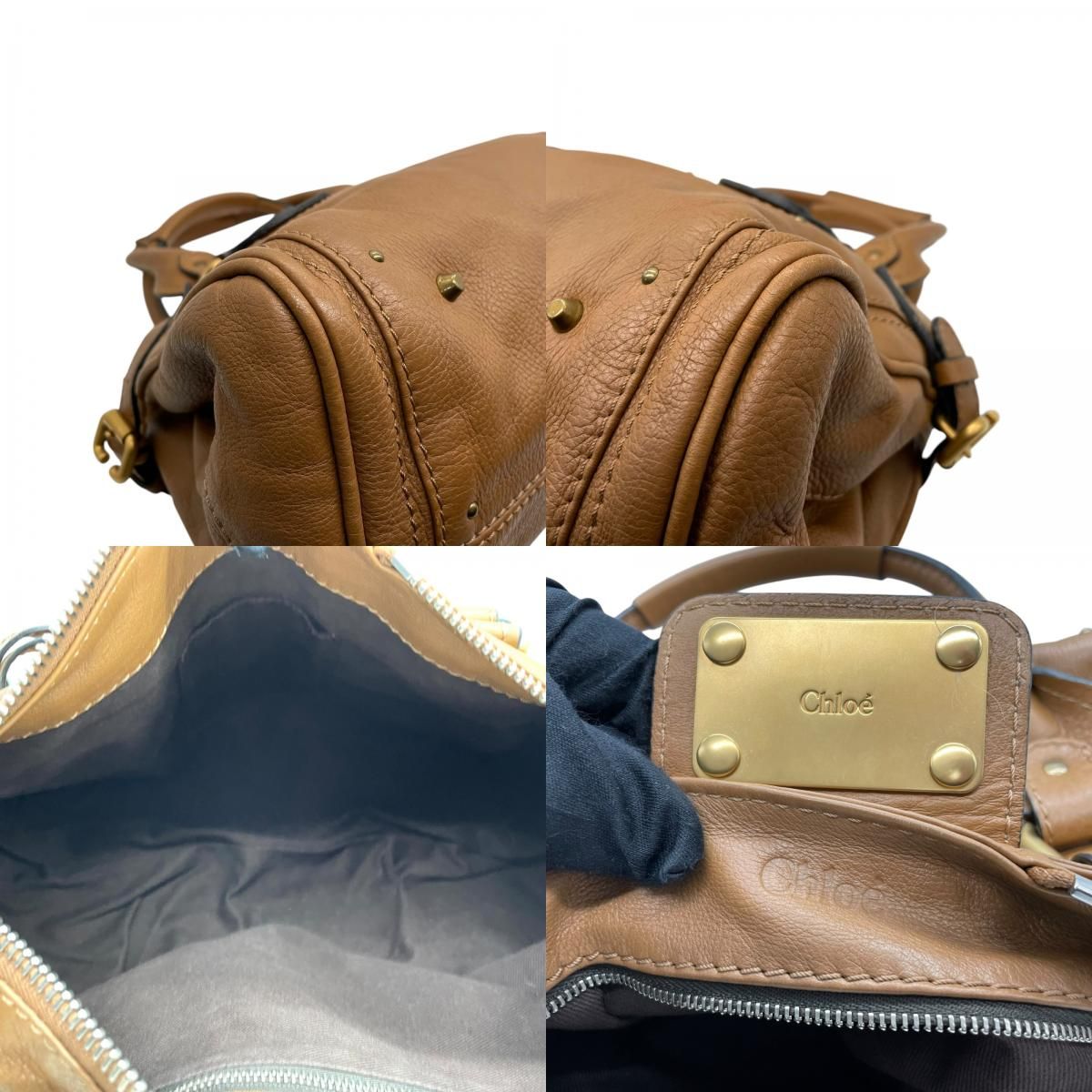大人気 美品 Chloe クロエ パディントン ハンドバッグ ミニ
