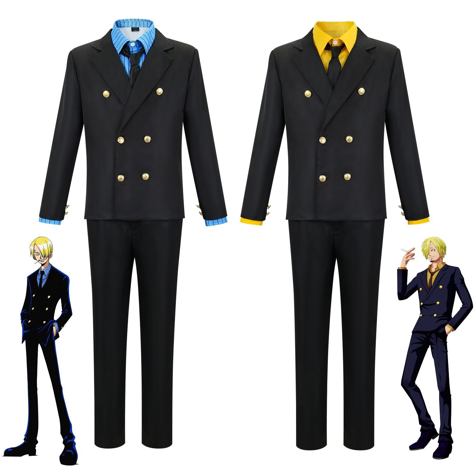 ワンピース ヴィンスモーク·サンジ コスプレ衣装 Vinsmoke Sanji コスプレ ONE PIECE コスプレ道具 ステージ服 コスチューム  イベント 仮装 学園祭 文化祭 ハロウィン 舞台 演出服 演劇 撮影 - メルカリ