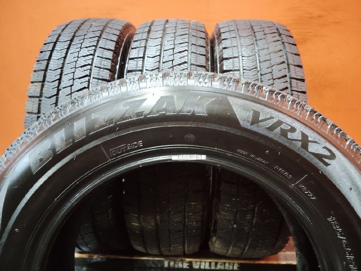 2019年製 送料無料 185/65R15 BS VRX2 新品 4本 ◇ 北海道・九州・四国は送料＋￥1500 BS BLIZZAK VRX2 185⁄65R15 15インチ スタッドレス 4本 2019年製