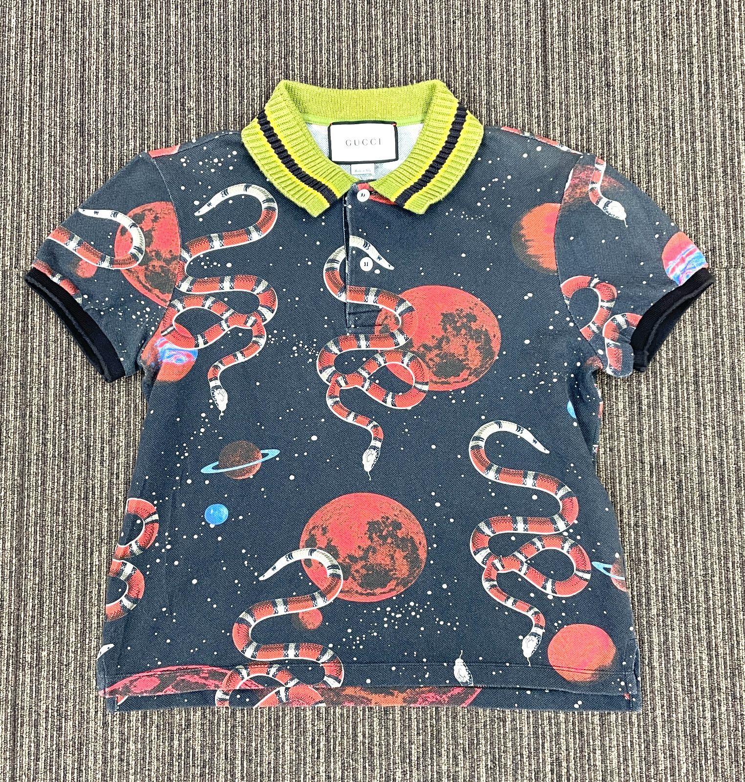 GUCCI Space Animals ポロシャツ メンズ XSサイズ 474642 スペース 