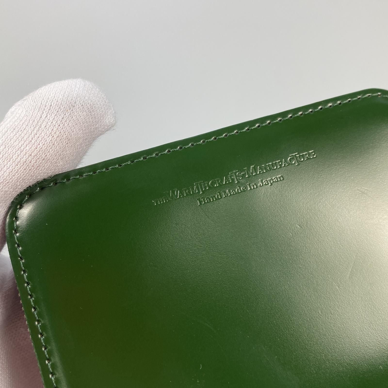 The Warmthcrafts Manufacture 限定グリーン 二つ折り 姫路東店】 中古 THE WARMTHCRAFTS MANUFACTURE 二つ折り財布
