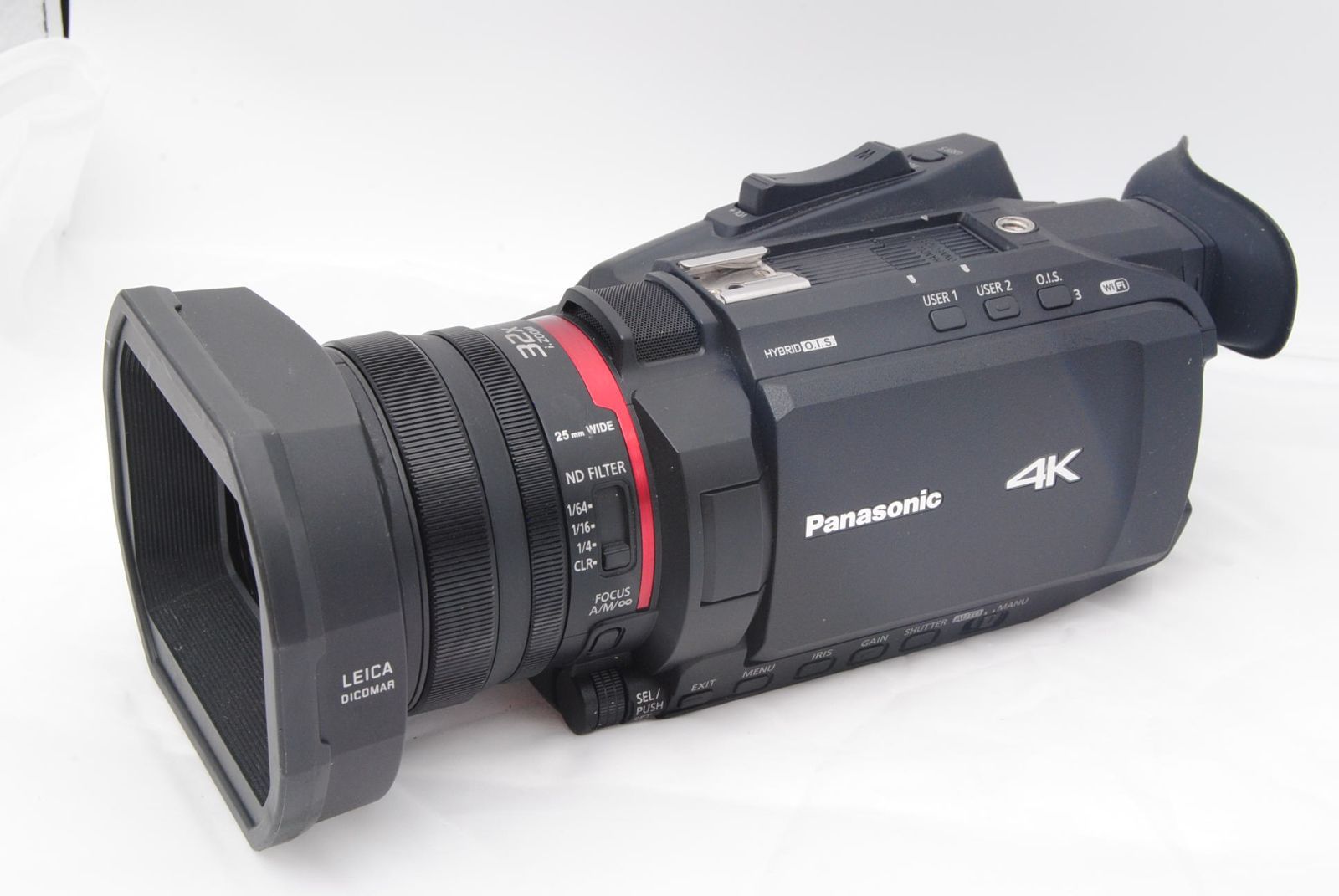 美品 ☆ パナソニック(Panasonic) HC-X1500-K 4K ビデオカメラ X1500 SDダブルスロット 光学24倍ズーム ブラック -  メルカリ