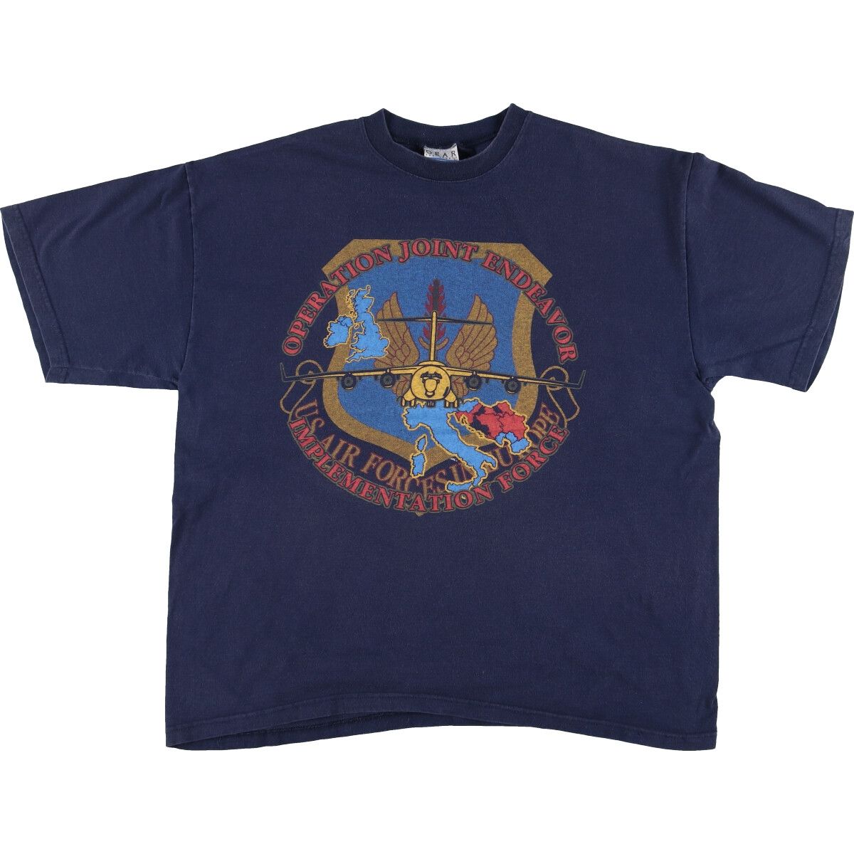 古着 90年代 GEAR プリントTシャツ USA製 メンズXL ヴィンテージ /eaa450558 【中古】/eaa450558