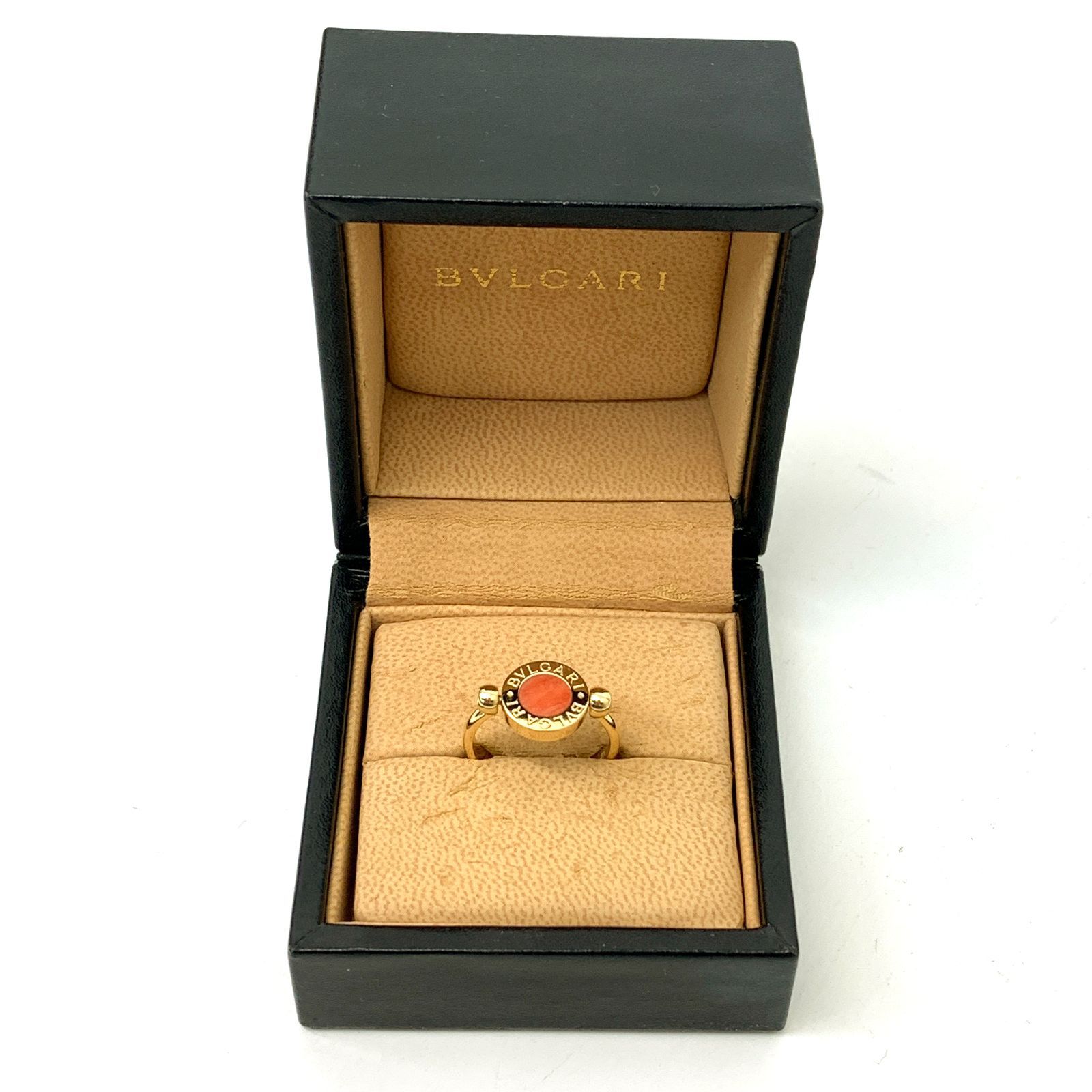 BVLGARI ブルガリ 750 フリップリング ブルガリ・ブルガリ オニキス 
