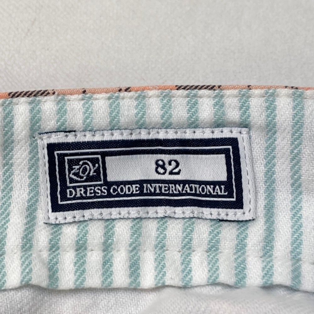 【美品】ZOY　メンズ　ストレッチ ゴルフパンツ　82　チェック柄 COMONGOLF パンツ レトロ チェック 柄 ストレッチ スリット 入り