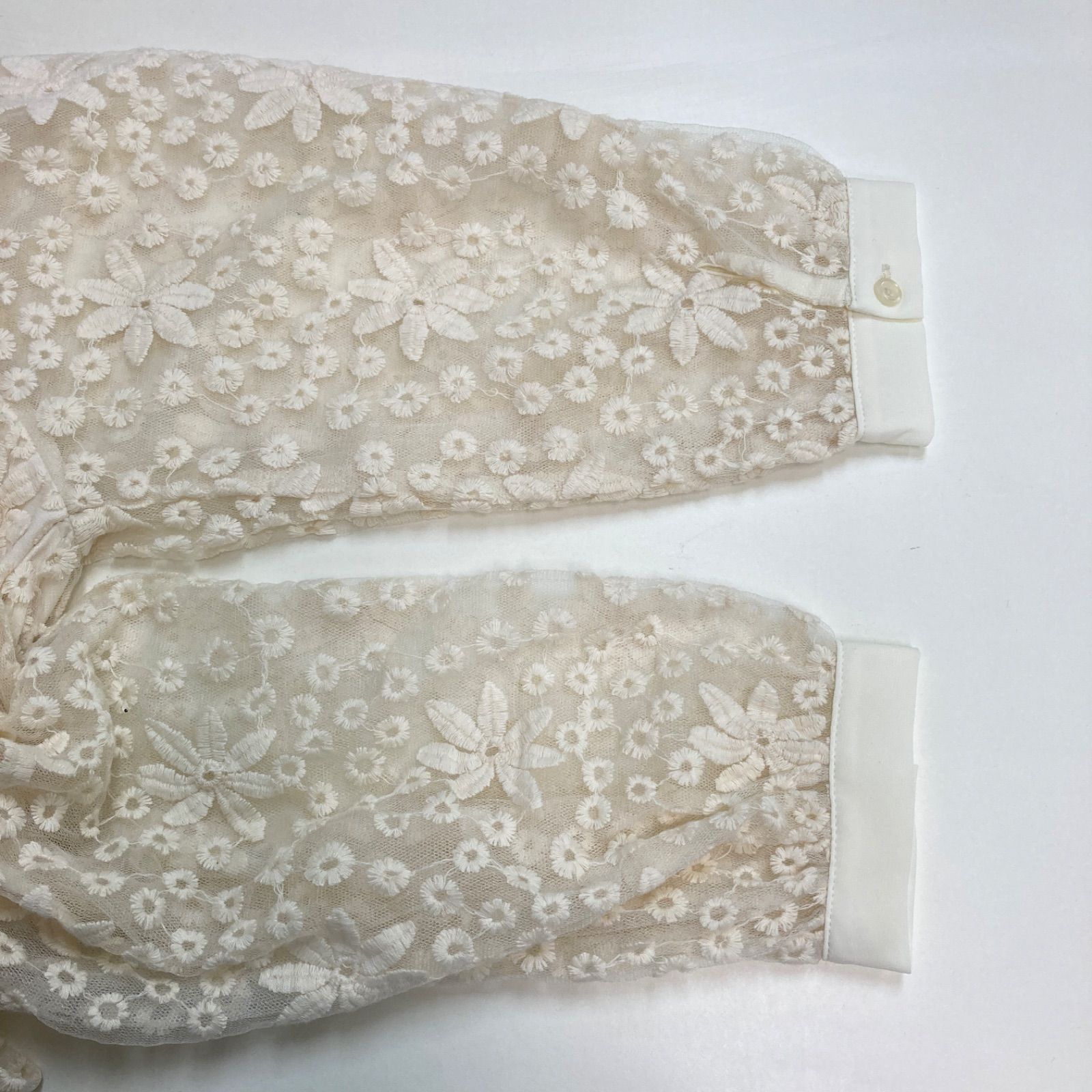  AS KNOW アズノゥアズ トップス 長袖 ブラウス 花柄 アイボリー CT 1748 長袖 シャツ ブラウス