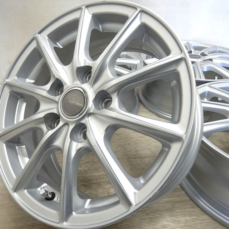 中古 15インチ アルミ ブリヂストン製 ECO FORME エコフォルム 4本 