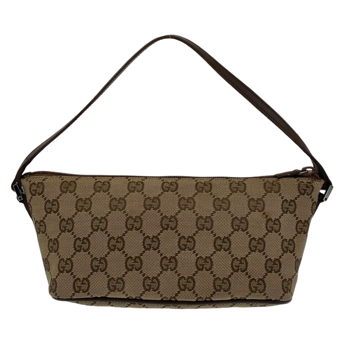 GUCCI グッチ GG柄 ブラウン ベージュ シルバー金具 GG 