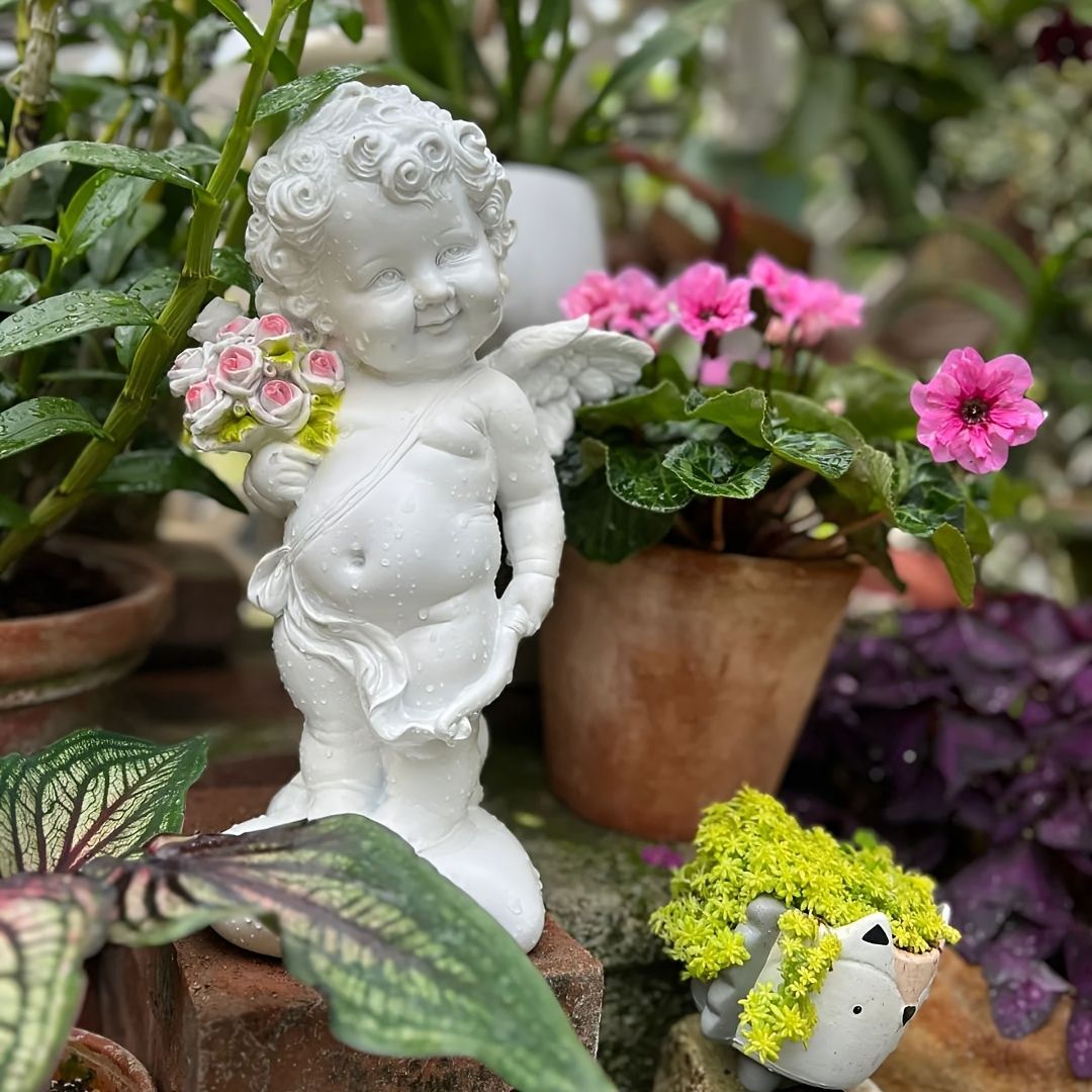 花束を持っている天使 エンジェル