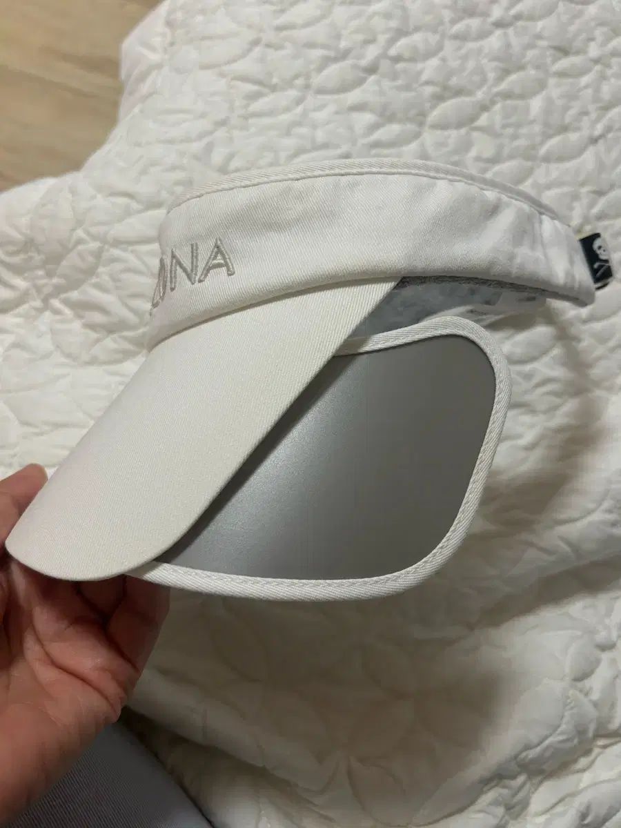 MARK - LONA マークアンドロナ 白 サンバイザー サンキャップ S