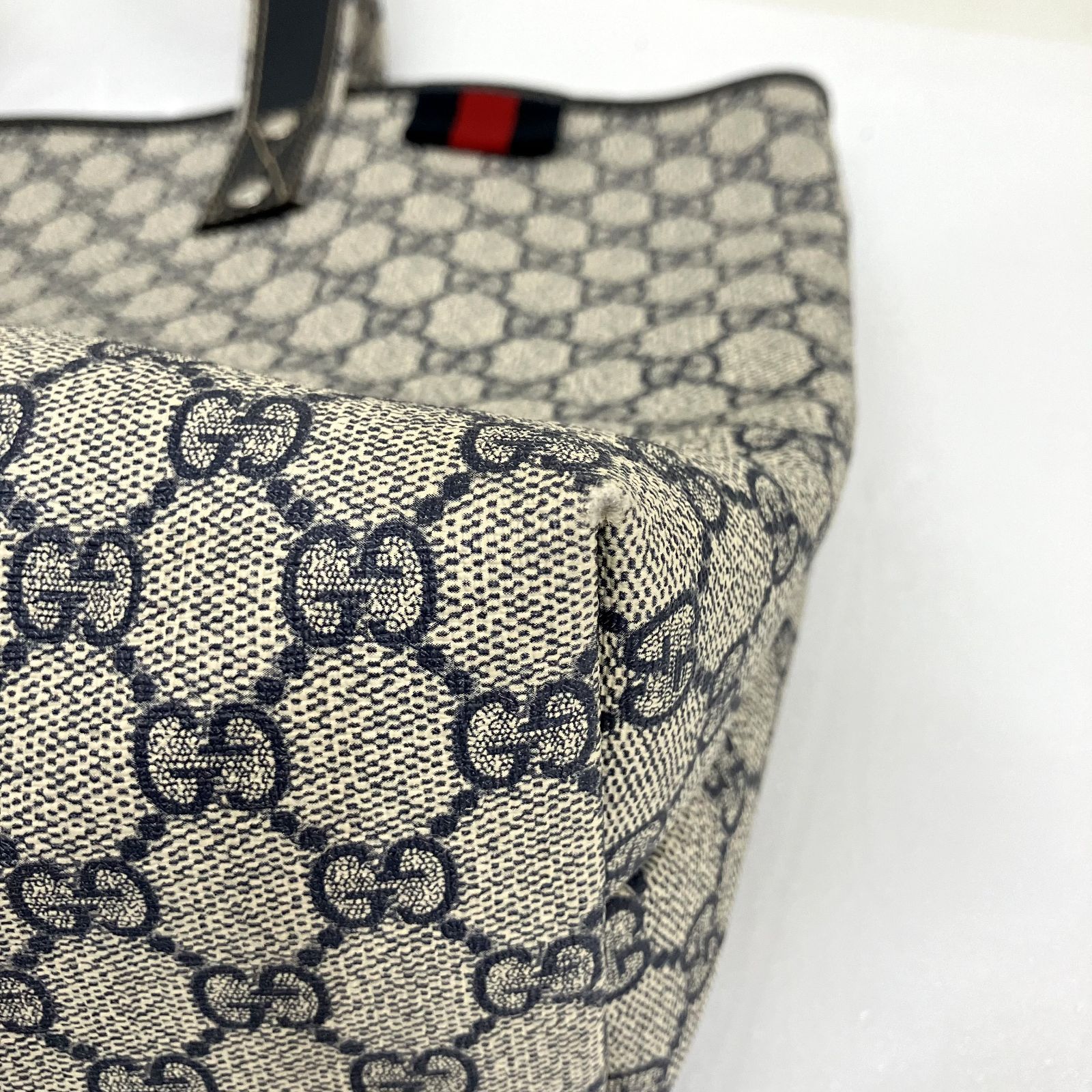 GUCCI グッチ シェリーライン トートバッグ GGキャンバス レディース