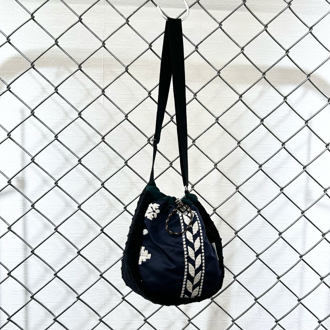 sacai 21A/W zantan Kinchaku サカイ ホリデーコレクション 巾着バック