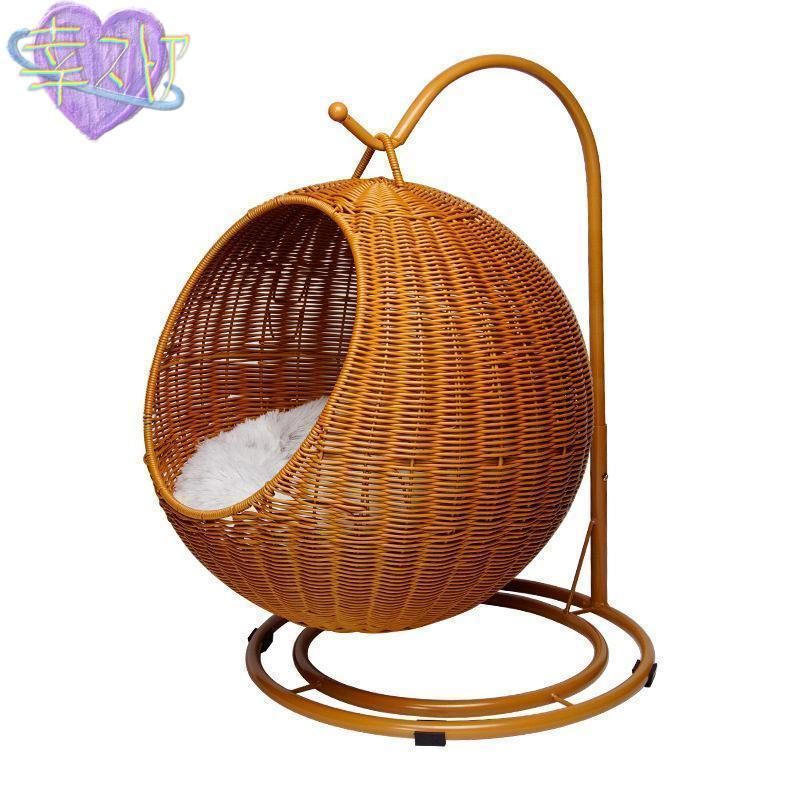 猫 ベッド ペットベッド ドーム型 猫ハンモック ペットベッド 猫ちぐら風 猫 ペットマット ハンギングチェア 吊り型 猫 ネコ ねこ