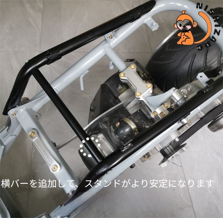 送料無料 ズーマー AF58 ローダウンシートフレーム サブフレーム Φ25 ラッカス 25径 サブフレーム NPS50 シートフレーム ローダウン 社外品 AF58 カスタム ZOOMER ズーマー パーツ 用 ホンダ