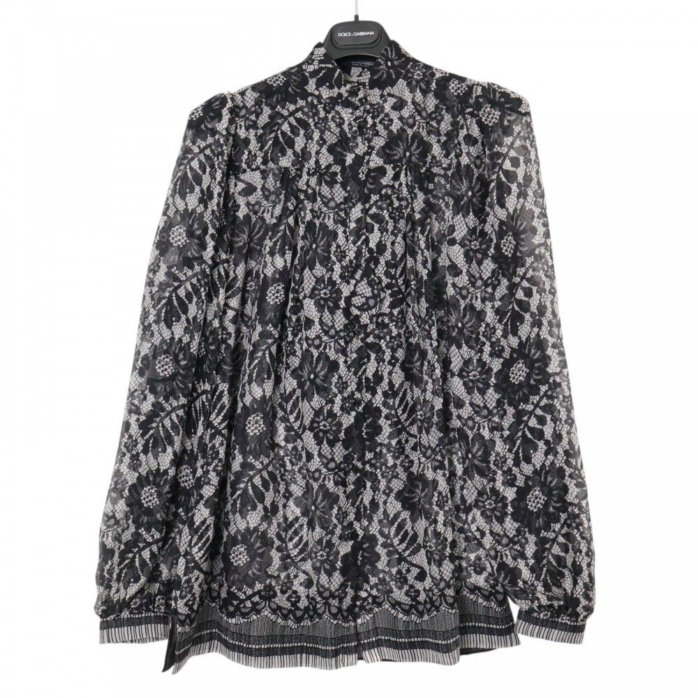 DOLCE&GABBANA メンズシャツ レース サイズ41 DOLCE&GABBANA メンズシャツ レース サイズ41