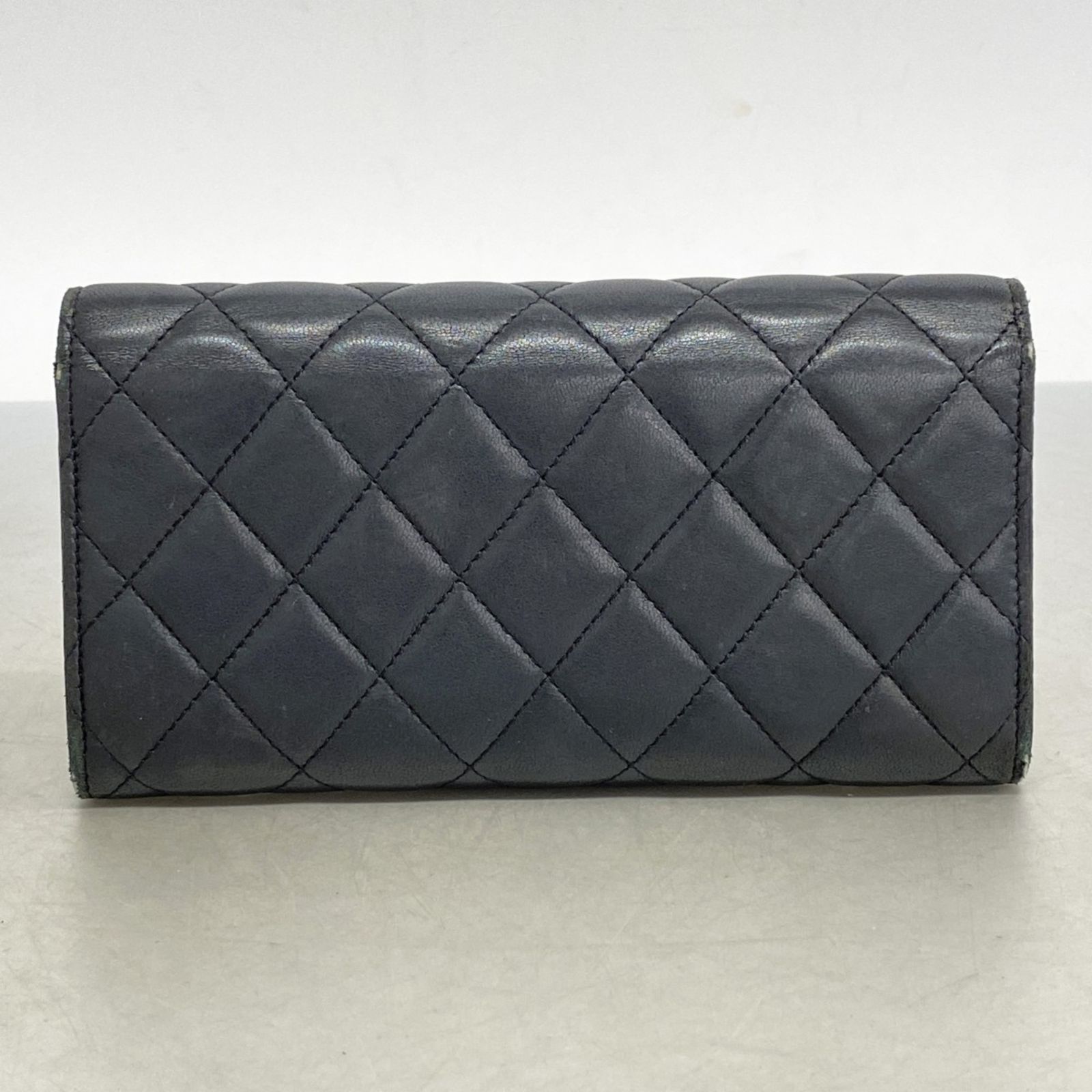シャネル(Chanel) シャネル 長財布 マトラッセ ラムスキン