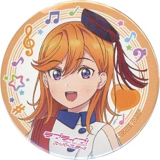 ラブライブ!スーパースター!! 第4弾 レザーバッジ(丸形) SA 澁谷