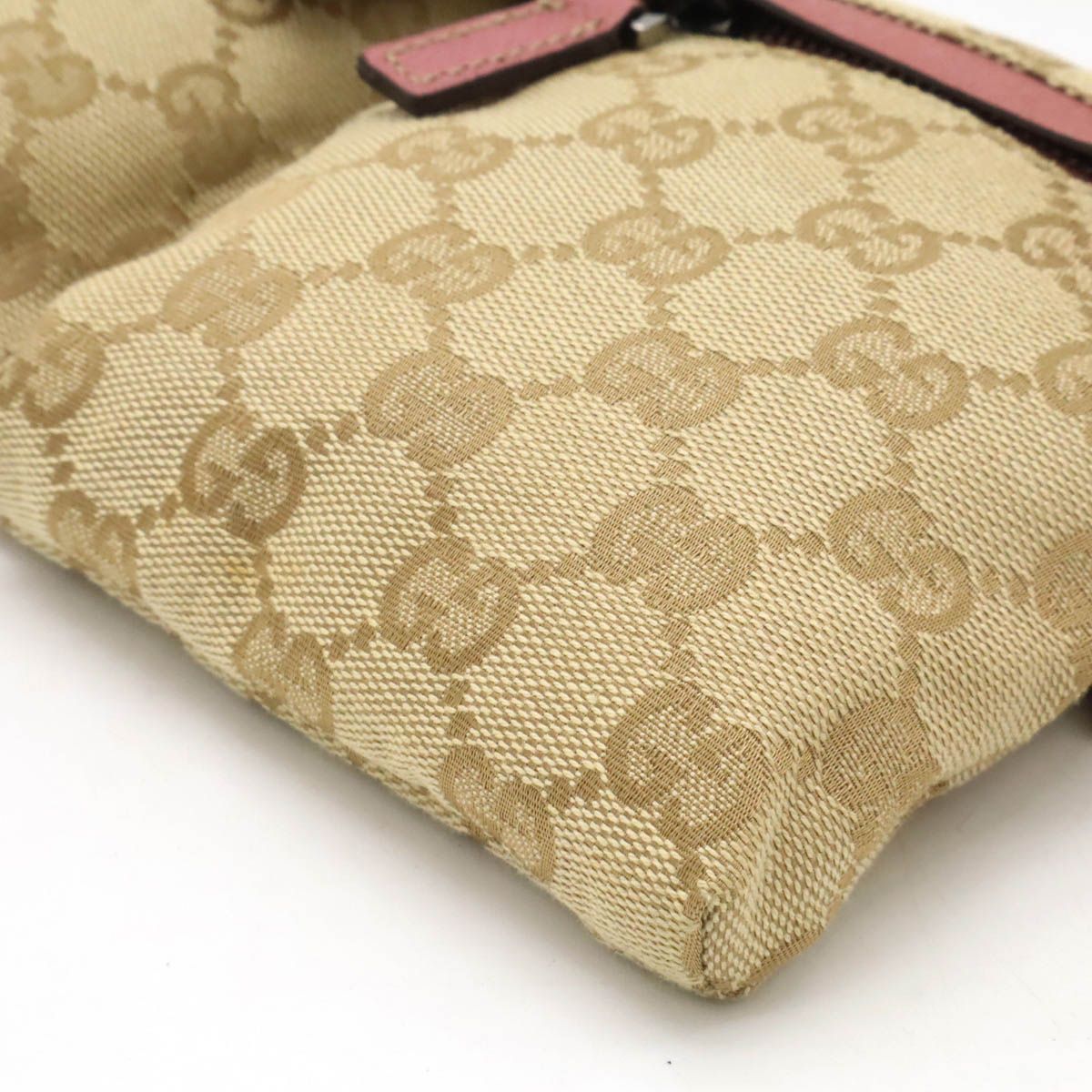 GUCCI グッチ GGキャンバス ウエストポーチ ウエストバッグ