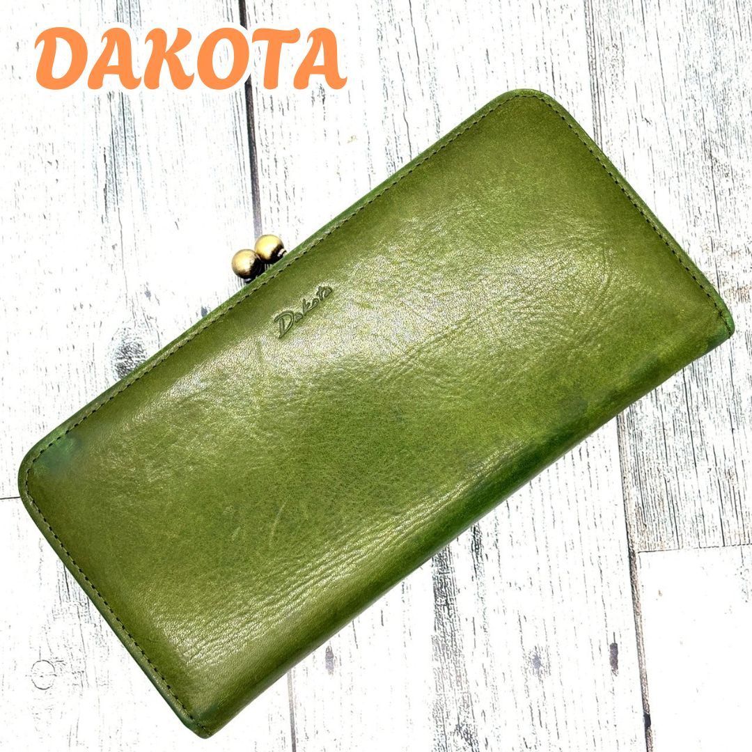 日本製の定番】 Dakota ダコタ ラルゴ がま口 長財布 本革