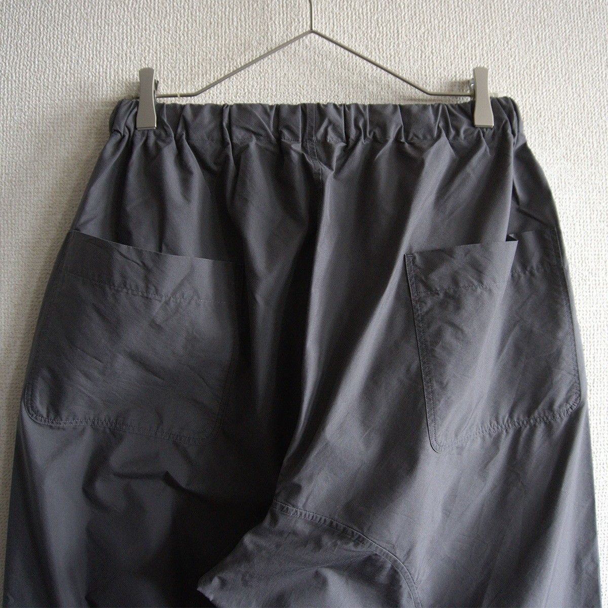  24 SS ARTS-SCIENCE EASY PANTS イージー パンツ 2 グレー コットン ナイロン アーツ＆サイエンス ワイドパンツ イージーパンツ パンツ