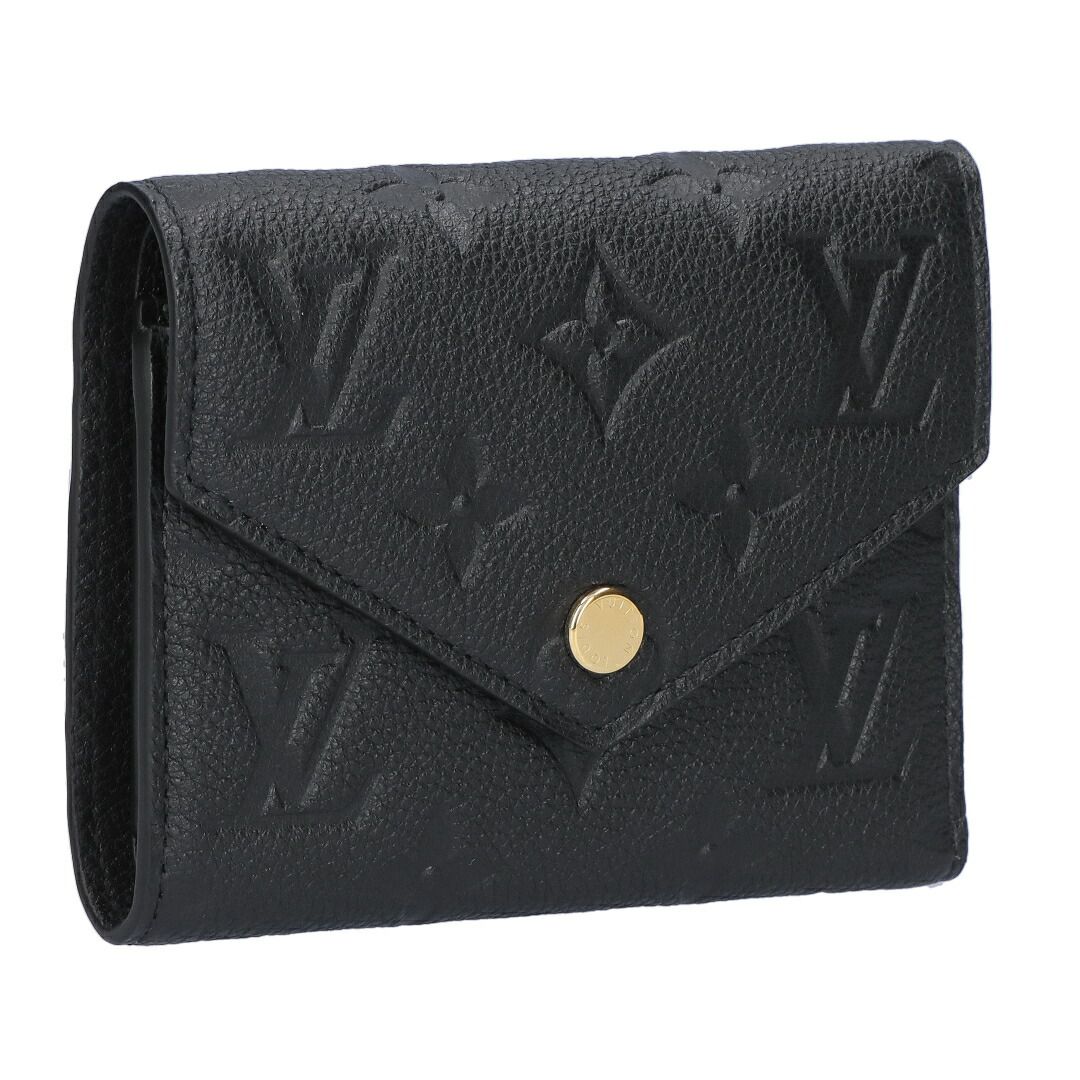 ルイヴィトン LOUIS VUITTON 折財布 三つ折り財布 アンプラント M64060 ポルトフォイユ･ヴィクトリーヌ ノワール