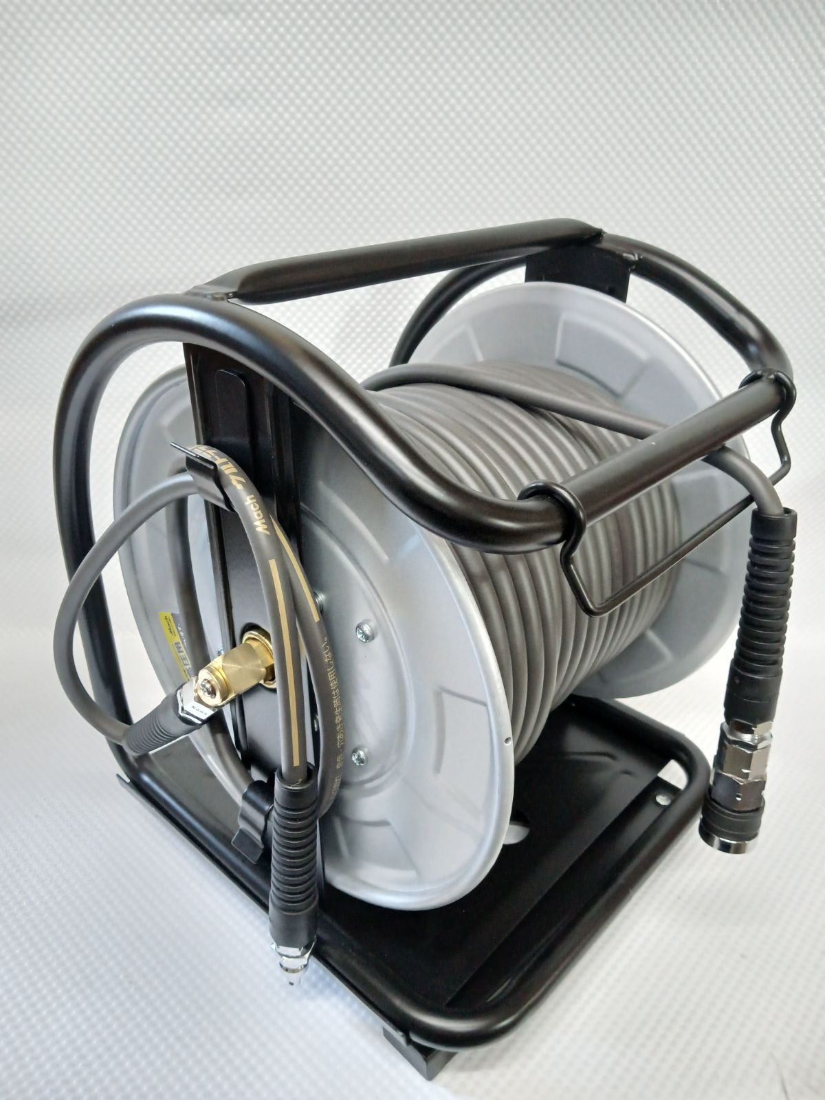 フジマック マッハ 高圧ウルトラライトホースドラム 6φ×30ｍ チャコールグレー ULPD-630C-TC