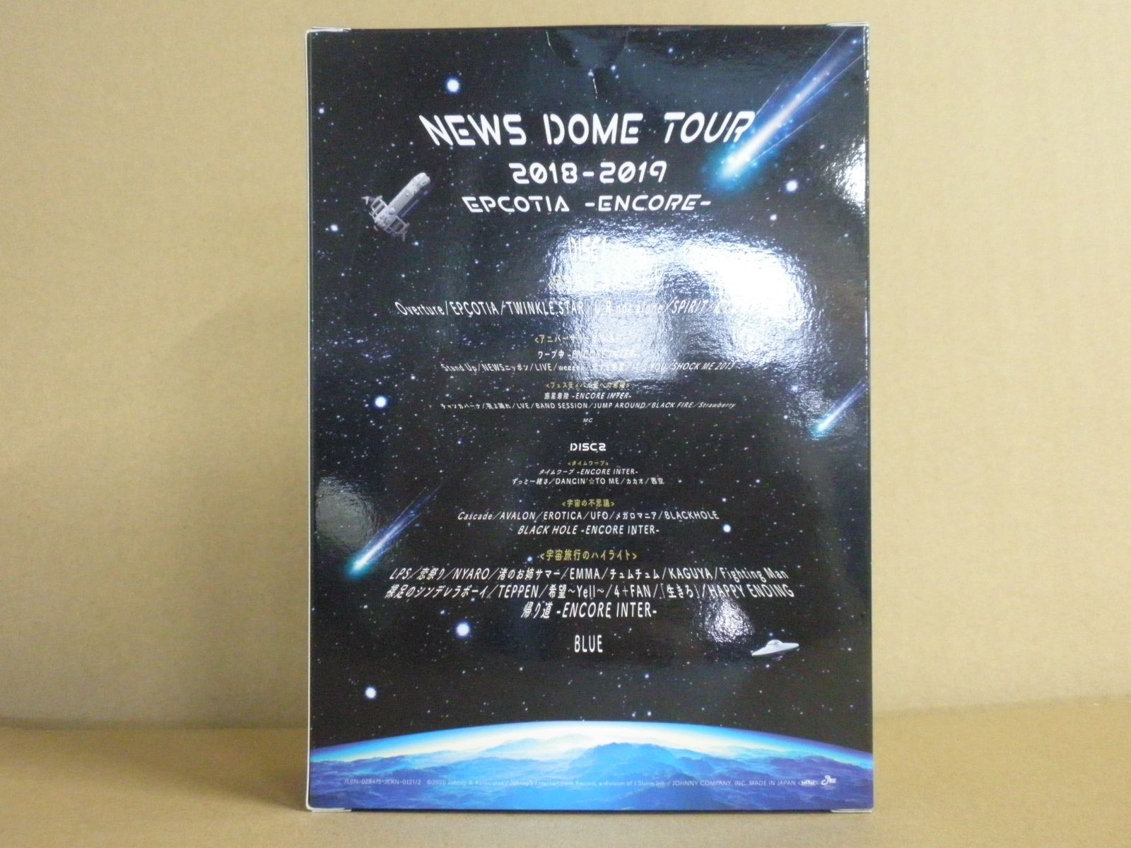 DVD】NEWS / NEWS DOME TOUR 2018-2019 EPCOTIA -ENCORE- [初回