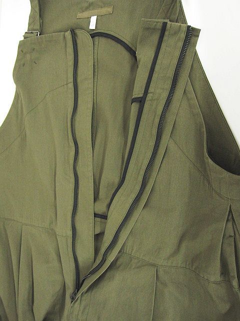 フィルマム 20／1 コットン 強撚ツイル ビッグ オーバーオール パンツ