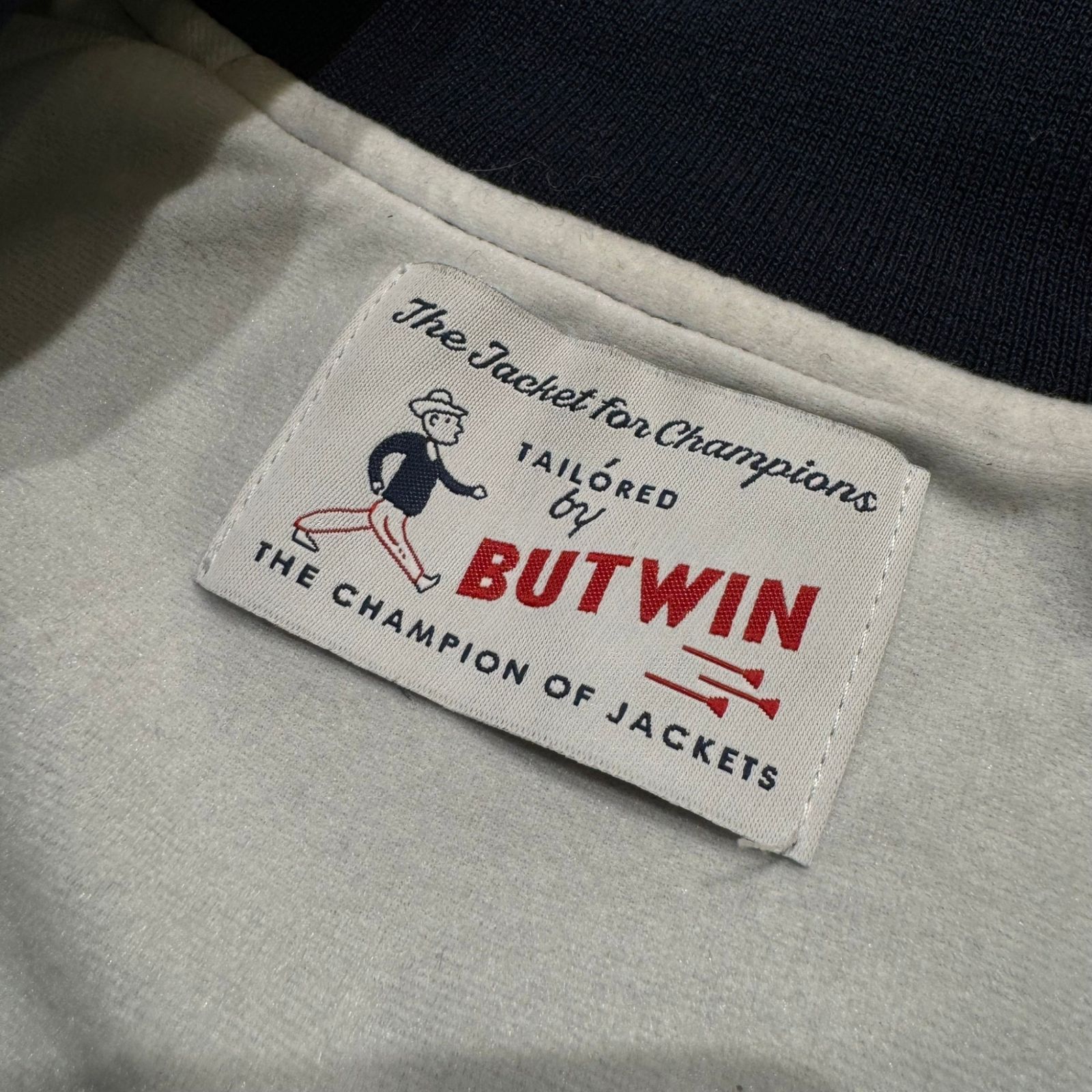 フィクルベベ ボンディングスタジャン 紺 𝐹𝑖𝑐𝑘𝑙𝑒 𝐵𝑒𝑏𝑒