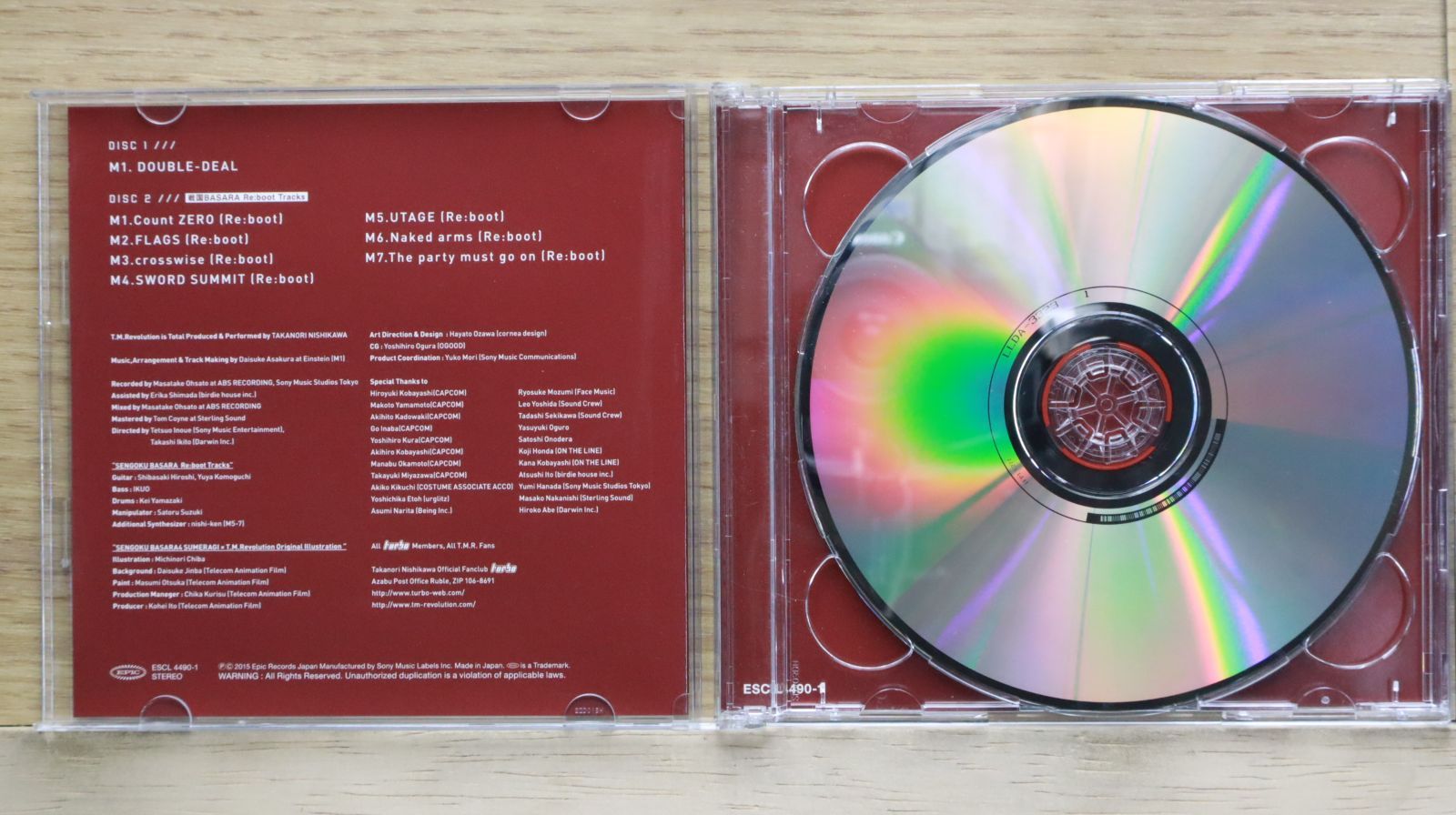 RED  非売品CD　超レア品 国内盤CD☆T.M.Revolution/T.M.レボリューション□ DOUBLE-DEAL