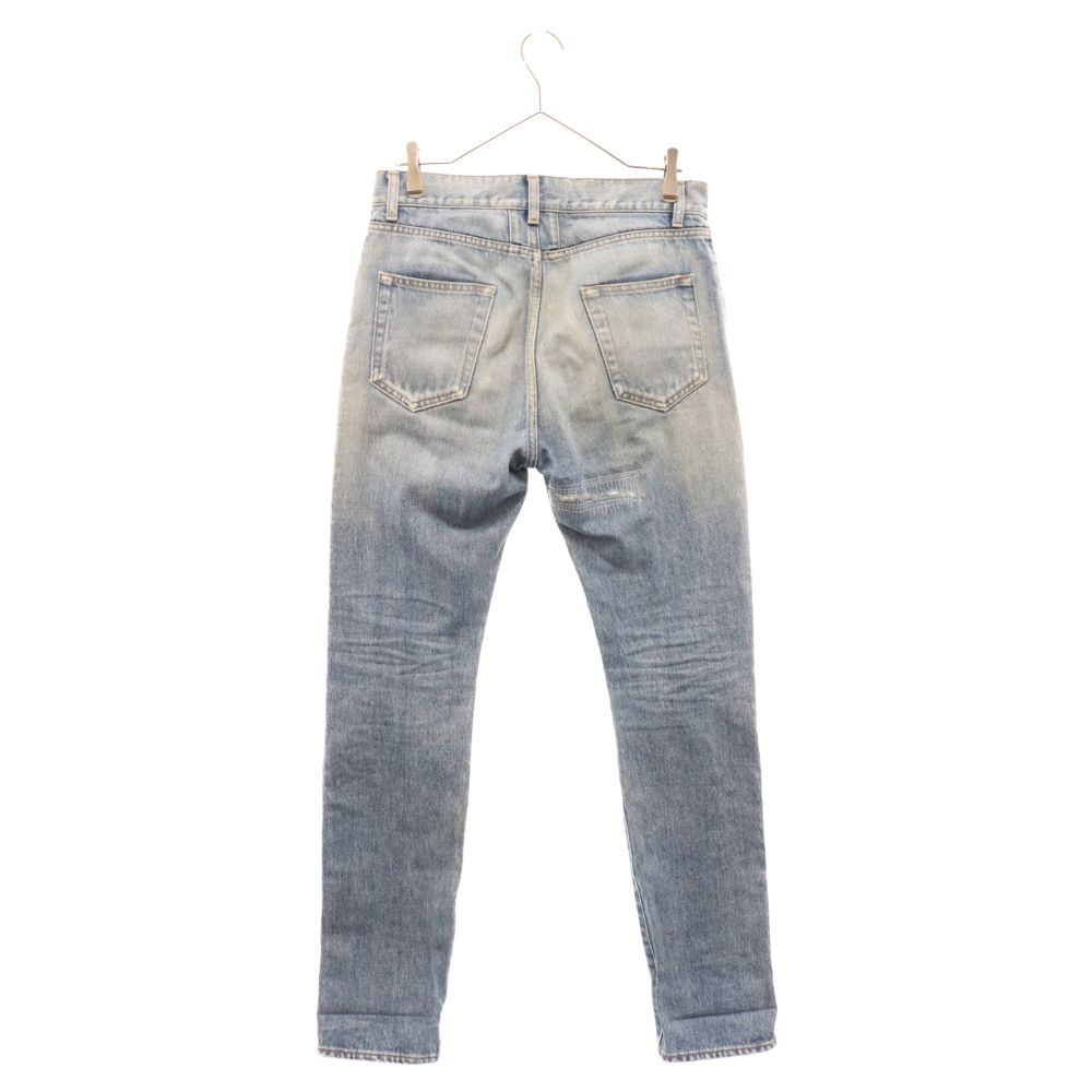SAINT LAURENT PARIS サンローランパリ 16SS ニークラッシュウォッシュドデニムパンツ 409930 Y800L インディゴ SAINT LAURENT PARIS (サンローランパリ) 16SS ニークラッシュ