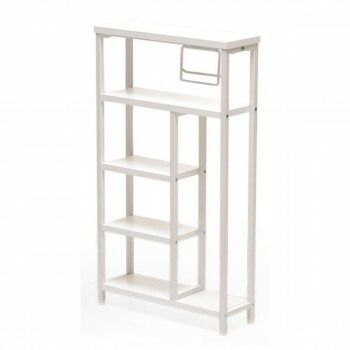B.Bファニシング Nid ペーパーホルダー付き収納ラック ホワイト NIRC0207MOWHT