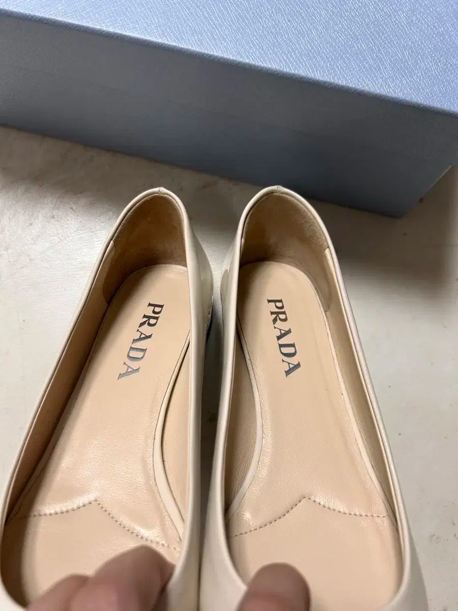 PRADA プラダ 1F200N 069 F0304 バレリーナ フラット 37