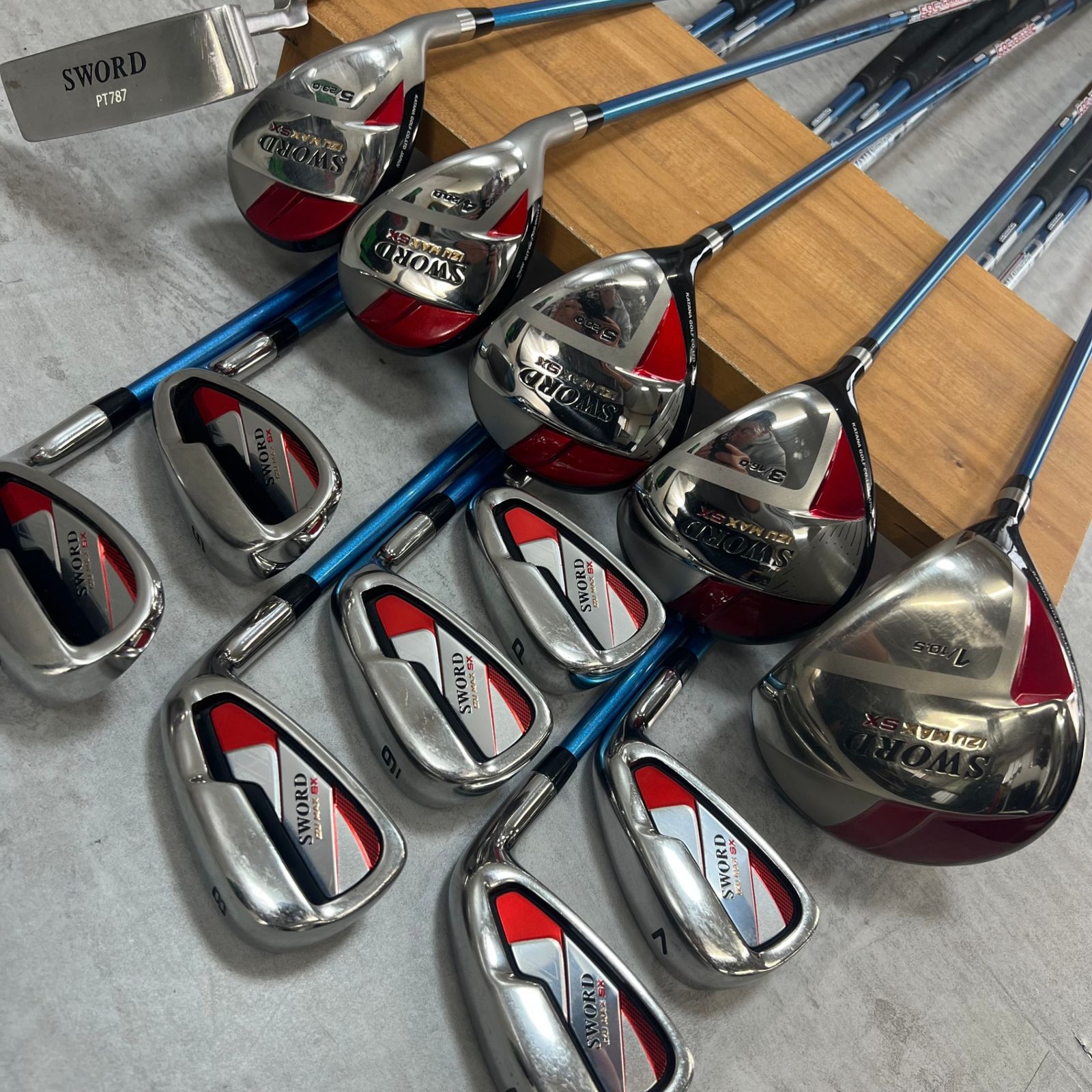 メンズ右利き初心者用　カタナ　ソード　ゴルフクラブセット　K-2268 KATANA GOLF カタナゴルフ レディース ゴルフセット SWORD LADIES