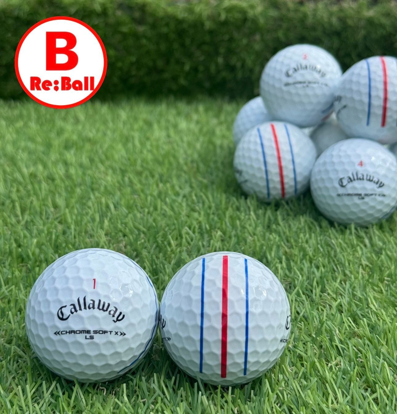 ロストボール 2022年モデル CALLAWAY CHROME SOFT 20個