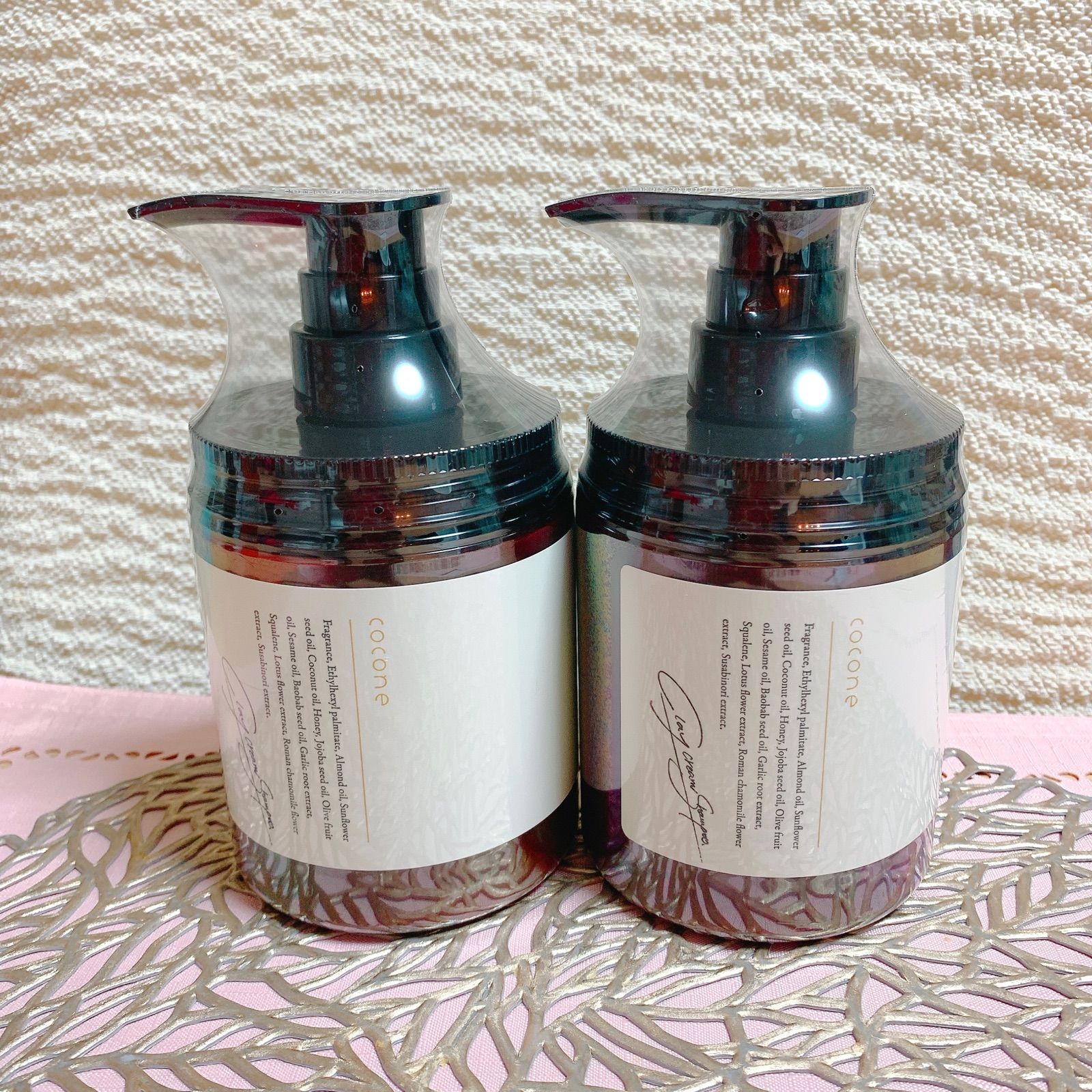 cocone クレイクリームシャンプー 380g x詰め替えセット2個 cocone