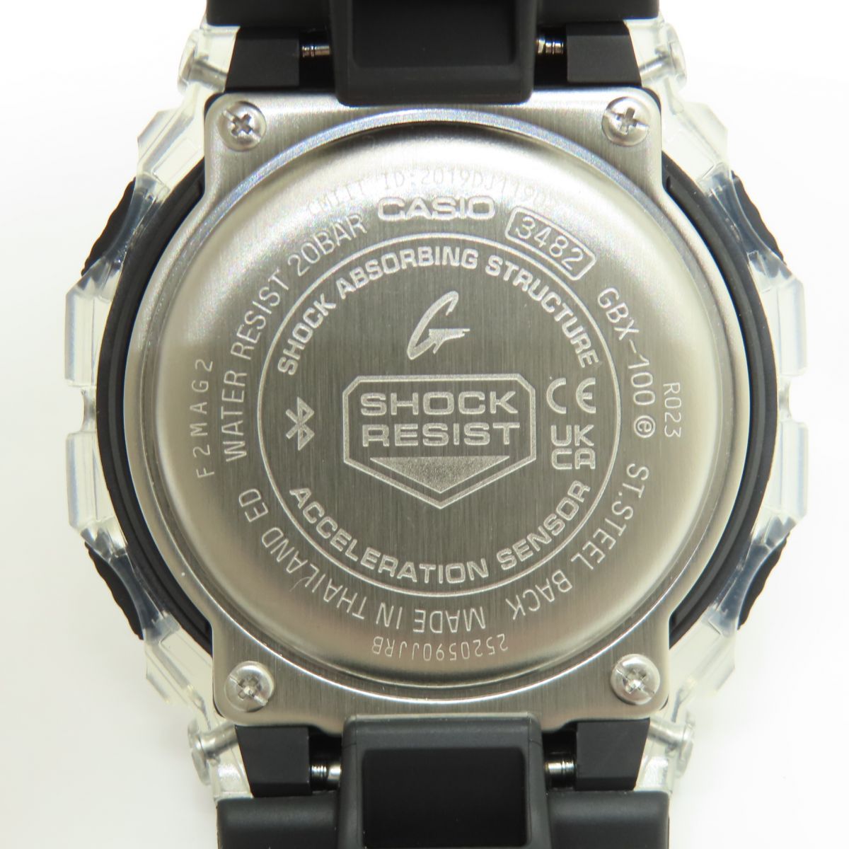 CASIO G-SHOCK GBX-100 中古 Amazon.com: Casio G-Shock GBX-100-8JF [G-Shock G-LIDE