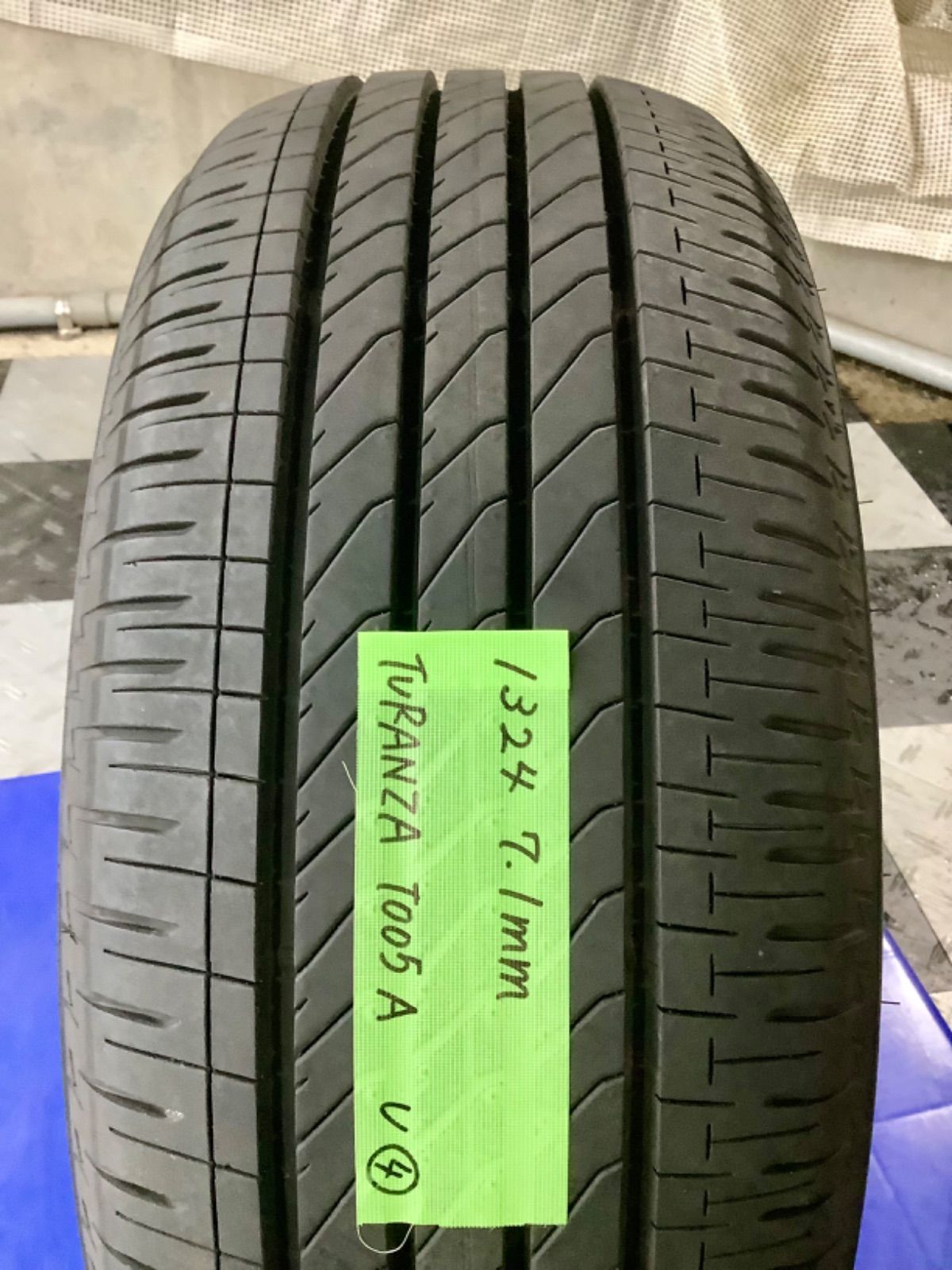 中古 新車外し 4本 205/55R16 BS TURANZA ER300 2017年 9月購入 BS