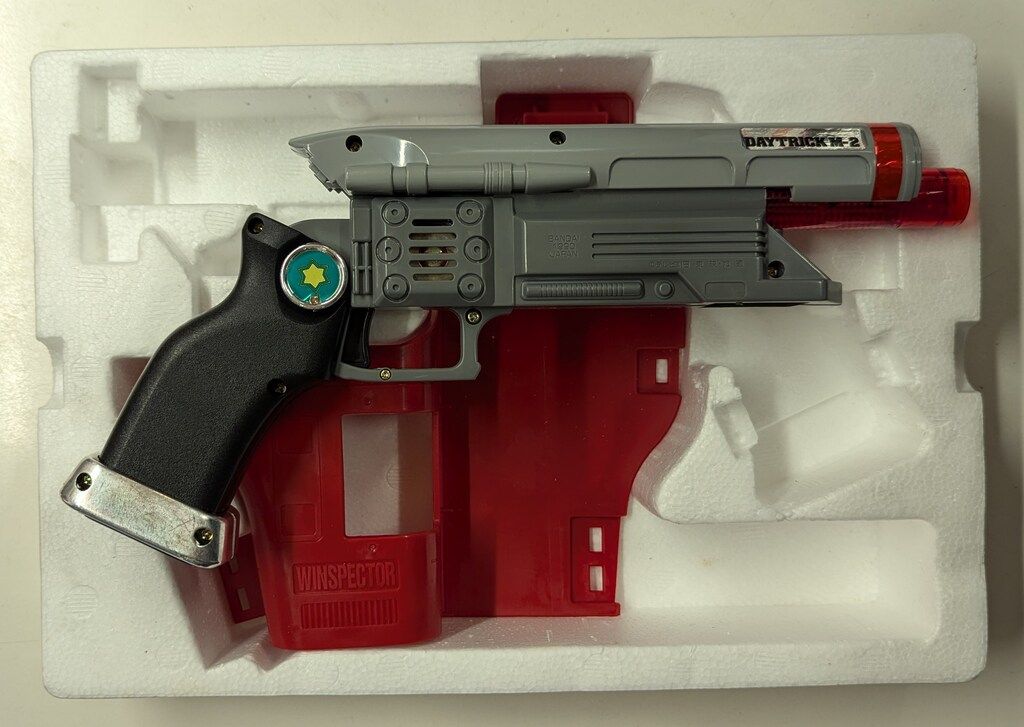 特警ウインスペクター　デイトリックM-２　中古美品　動作確認済み　バンダイ　メタルヒーロー　レスキューポリス デイトリックM-2 バイスピア片方付属&frasl;通電確認済み