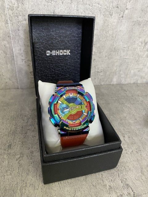 G-SHOCK ｼﾞｰｼｮｯｸ 時計 20BAR ｸｫｰﾂ ｱﾅﾛｸﾞ ﾃﾞｼﾞﾀﾙ GM-110RB ﾚｲﾝﾎﾞｰ 33903189