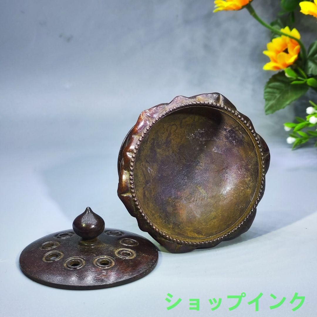 銅製 かぼちゃ灰皿 香炉 装飾品 工芸品 美術品 置物 銅製 かぼちゃ灰皿 香炉 装飾品 工芸品 美術品 置物（2025年最新