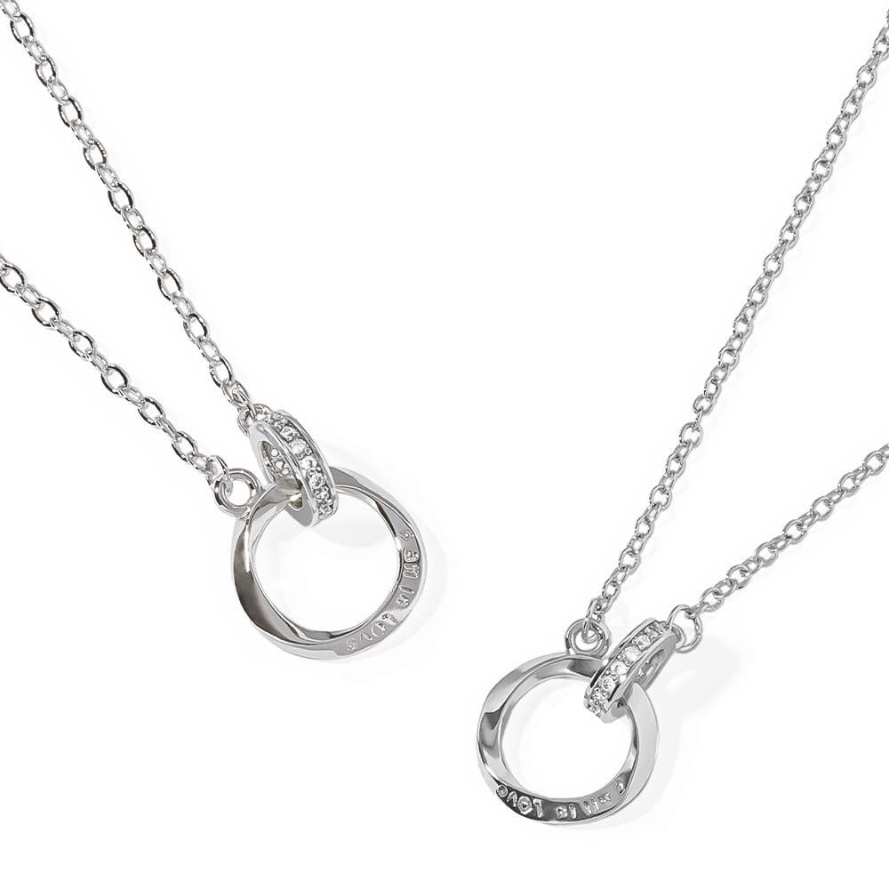 Style MSW-LSW felicitations ペアネックレス カップル プレゼント スターリングシルバー ジュエリー ネックレス メンズ レディース 2個セット BR-J066 MSW-LSW