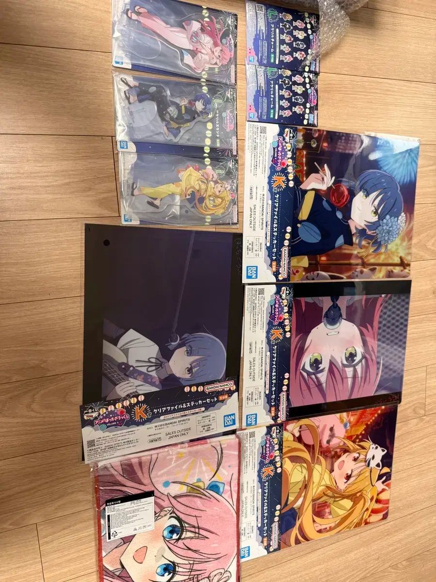 ぼっち ざ ろっく C賞 アクリルスタンド クリアファイル ステッカー グッズ