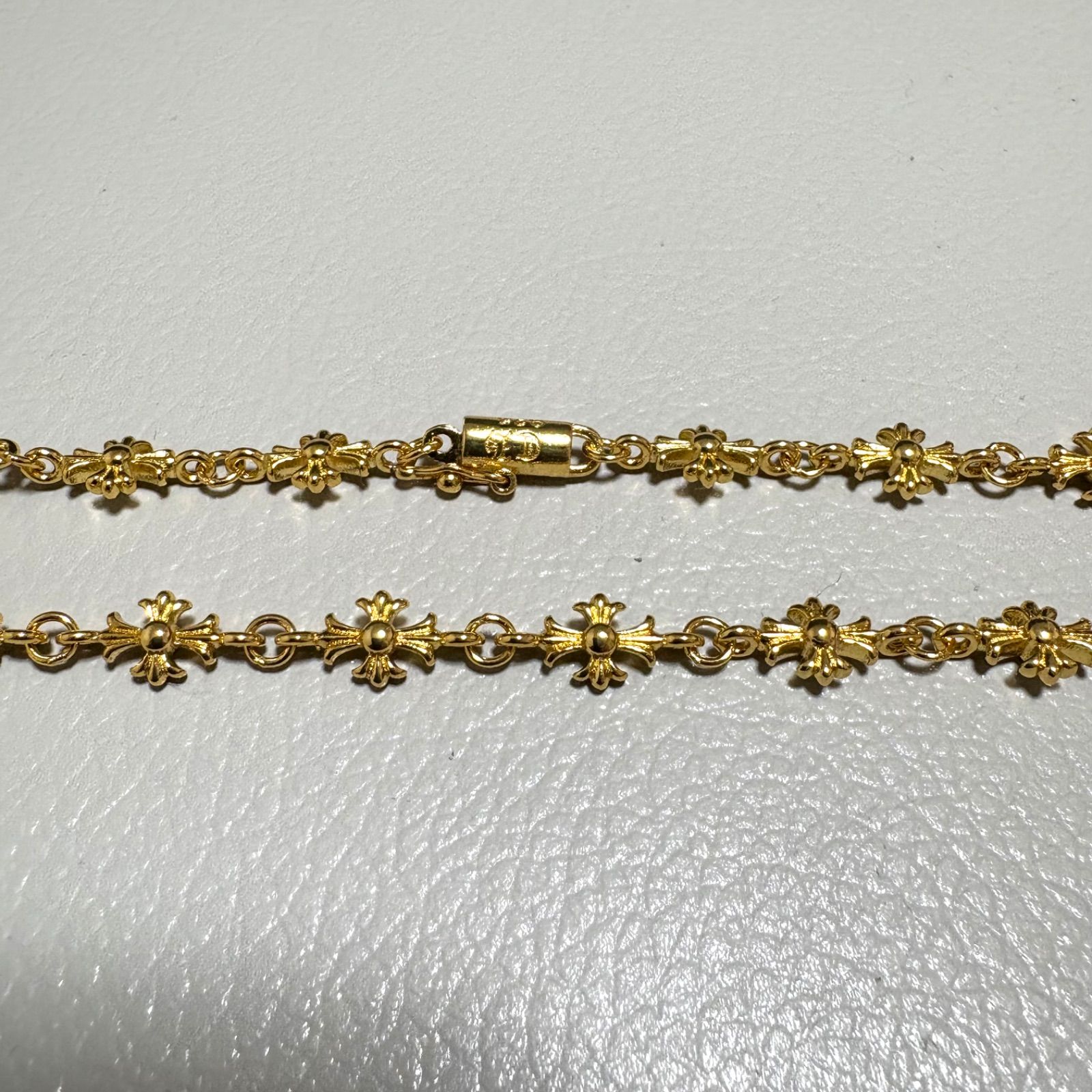 タイニーチェーン　ネックレスゴールド925刻印 クロムハーツ タイニーチェーンネックレスゴールド925刻印