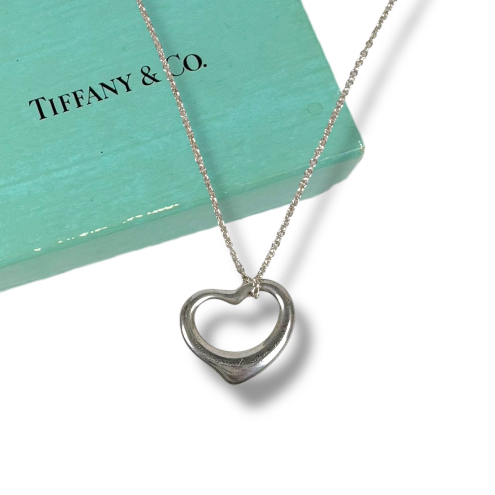ティファニー Tiffany & Co. オープンハートネックレス ハートモチーフ