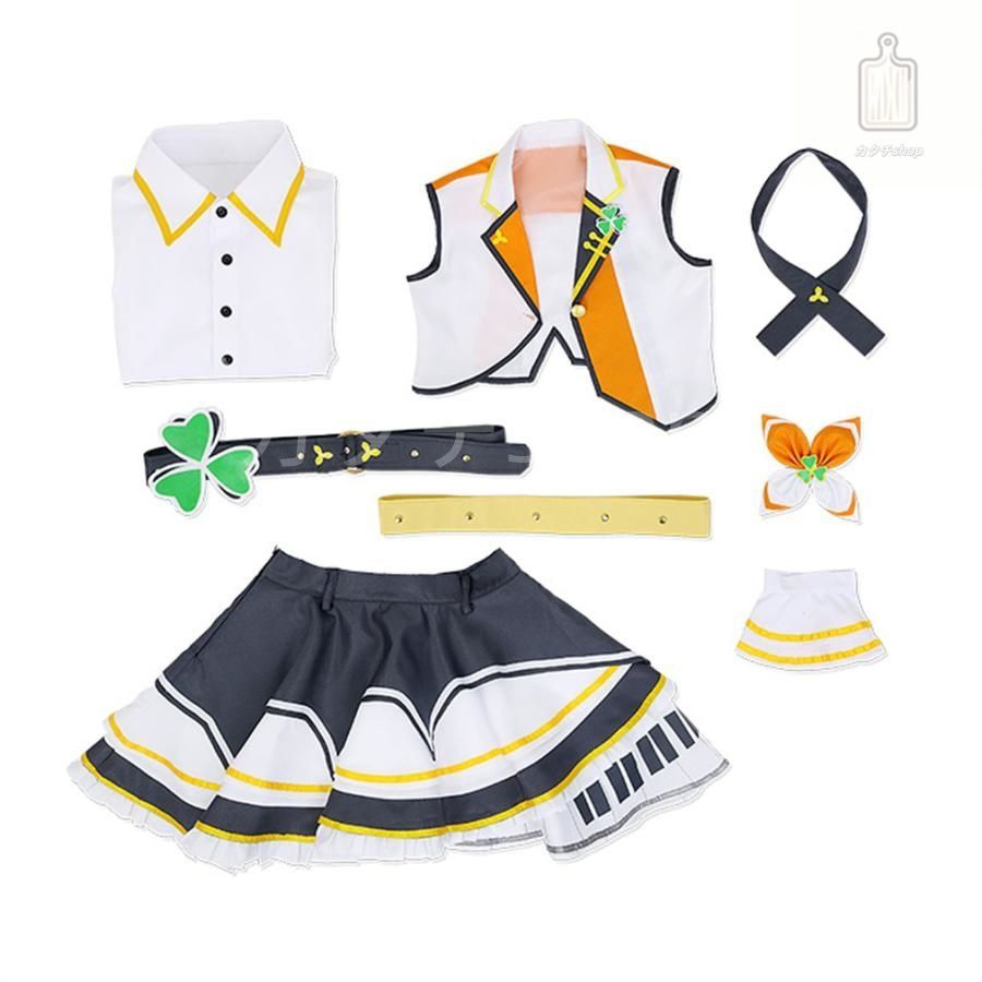 笑顔のある プロジェクトセカイ カラフルステージ feat.MORE MORE JUMP 花里 みのり はなさと みのり 風 コスプレ衣装 イベント 演出服 変装 二次会