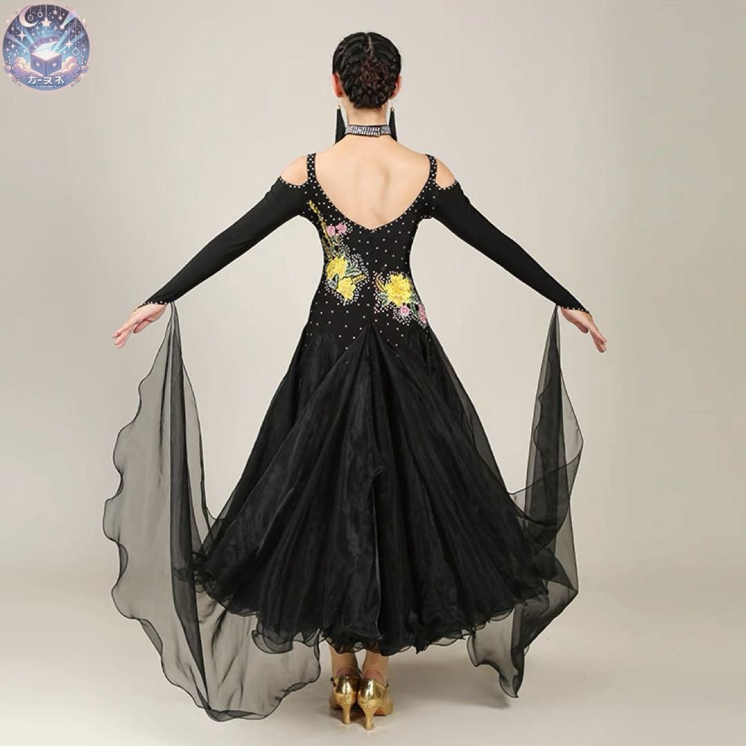 ♥ ストーン付きスタンダードドレス 競技会やデモ 発表会に最適な華やかドレス WWW_MEBLE-SODAR_PL