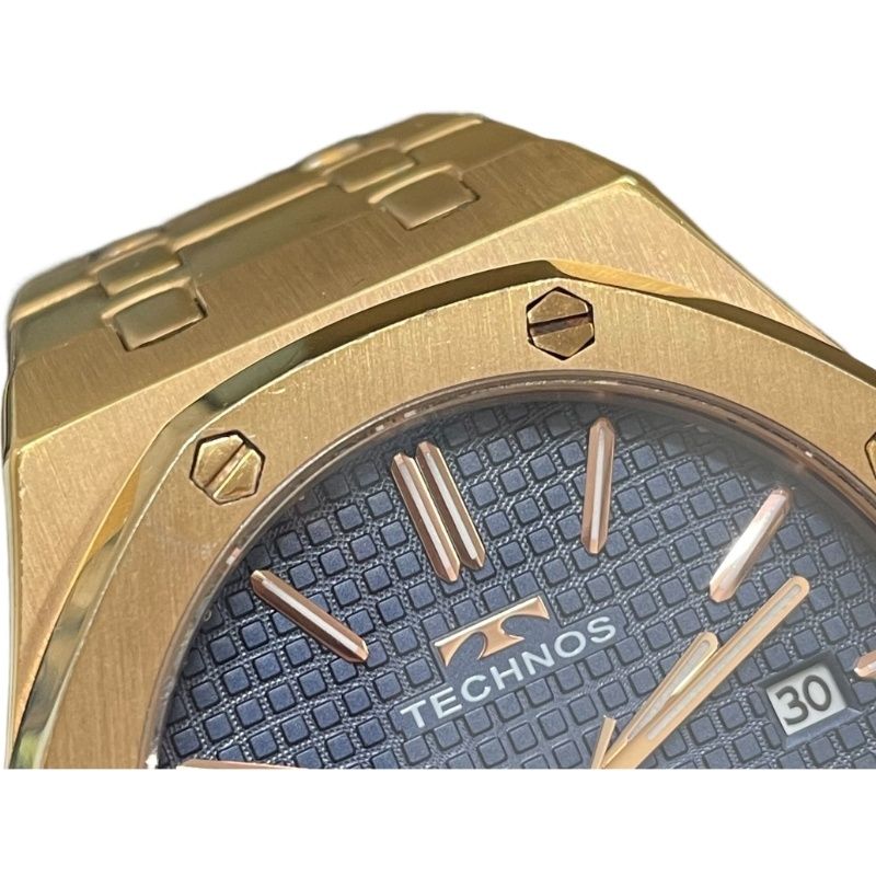 TECHNOS ゴールド T9539 クォーツ腕時計 Technos Gold T9539 Quartz Watch | eBay